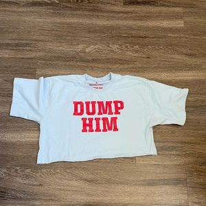 Dump Him Barstool Sports Cropped T-Shirt